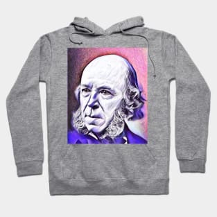 Herbert Spencer Pink Portrait | Herbert Spencer Artwork 7 Hoodie